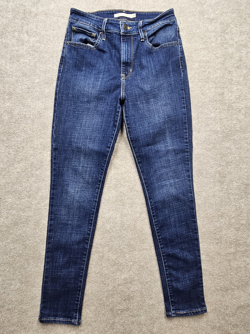 Levi’s 721 High Rise Skinny Jeans Womens 28 Blue Stretch Denim Slim Fit